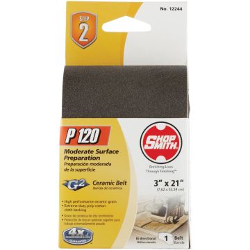 Gator Blade Platinum 3 In. x 21 In. Fine Heavy Duty Sanding Belt