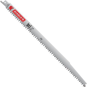 Diablo 12 In. 5 TPI Fleam Ground Pruning Reciprocating Saw Blade