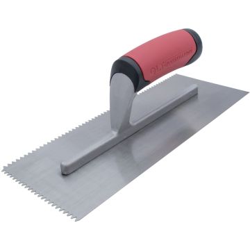 Marshalltown QLT 3/16 In. V-Notched Trowel w/Soft Grip