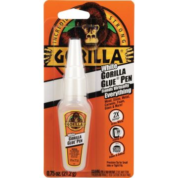 Gorilla 0.75 Oz. White All-Purpose Glue Pen