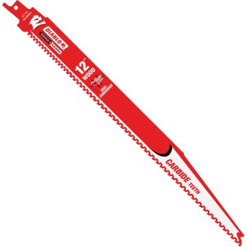 Diablo Demo Demon 12 In. 6 TPI Carbide Reciprocating Saw Blade (3-Pack)
