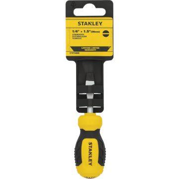 Stanley 1/4 In. x 1.5 In. Slotted Screwdriver