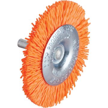 Dico Nyalox 3 In. Orange medium Drill-Mounted Brush