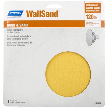 Norton 9" Hook & Loop 120 Grit