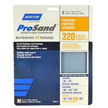 Norton  Aluox  3x - 320 - 3 Pk