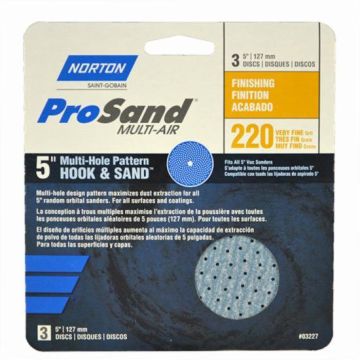 Norton Ps Hook Sand 3pk 220g
