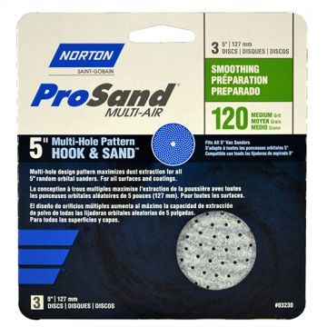 5" Disc Hook & Sand - 3 Pk 120g
