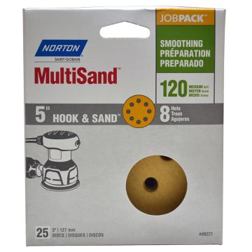 Norton 5" Hook & Sand- 120 25pk