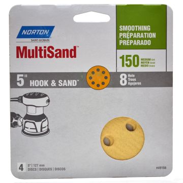 Norton Hook & Loop 4pk P150