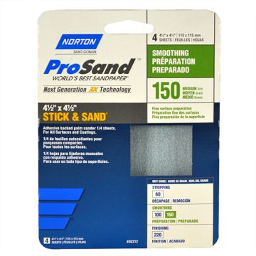 Norton Stick & Sand-4 Pk-150
