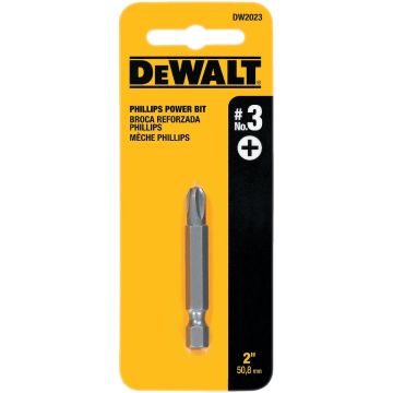 DEWALT Phillips #3 2 In. Power Screwdriver Bit