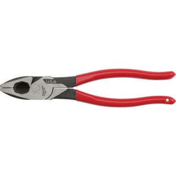 Milwaukee 9 In. Dipped Grip Linesman Pliers