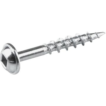 Kreg #8 x 1-1/4 In. Square Coarse Thread Maxi-Loc Head Zinc Pocket-Hole Screw (500 Ct.)