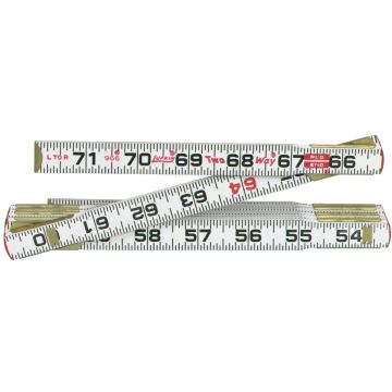Crescent Lufkin 6 Ft. x 5/8 In. Two Way Folding Rule