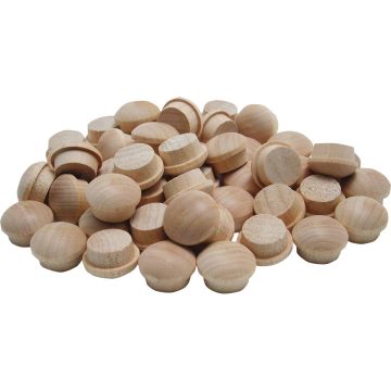 General Tools 3/8 In. Hardwood Round Head Button Plug (50-Count)