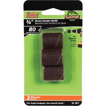 Gator Blade 1 In. x 3/4 In. 80 Grit Drum Sander Refills (3-Pack)