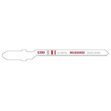 Milwaukee 3" 12TPI T-Shank Multi-Material Bi-Metal Jig Saw Blades 5PK