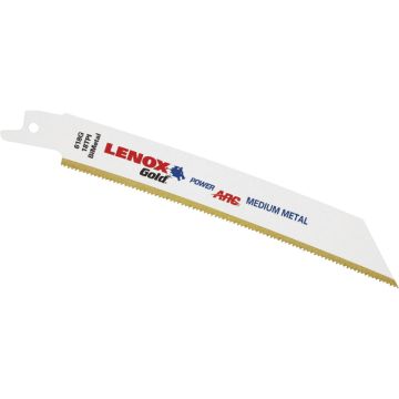 Lenox Gold Power Arc 6 In. 18 TPI Metal Curved Reciprocating Saw Blade (5-Pack)