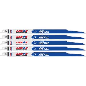 Lenox METALWOLF WAVE EDGE 12 In. 18 TPI Medium Metal Reciprocating Saw Blade (5-Pack)