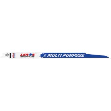 Lenox MULTIWOLF WAVE EDGE 12 In. 10 TPI Multi-Purpose Reciprocating Saw Blade