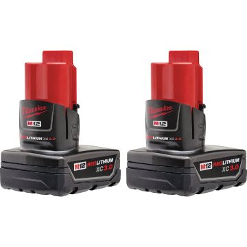 Milwaukee M12™ REDLITHIUM™ XC Battery Two Pack