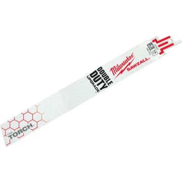 Milwaukee SAWZALL The TORCH 9 In. 18 TPI Metal Demolition Reciprocating Saw Blade (Bulk)