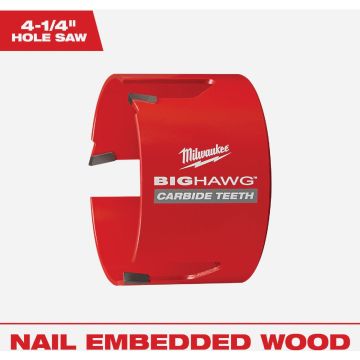 Milwaukee BIG HAWG 4-1/4 In. Carbide-Tipped Hole Saw