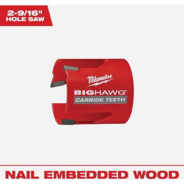 Milwaukee BIG HAWG 2-9/16 In. Carbide-Tipped Hole Saw