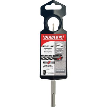 Diablo SDS-Plus 5/32 In. x 6 In. Carbide-Tipped Rotary Hammer Drill Bit