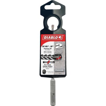 Diablo SDS-Plus 3/16 In. x 6 In. Carbide-Tipped Rotary Hammer Drill Bit