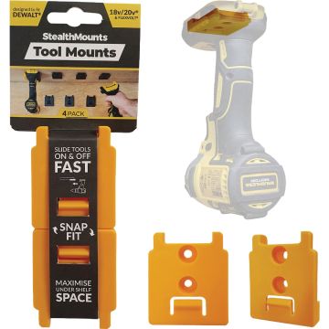 StealthMounts Tool Mounts for DEWALT 20V/60V (4-Pack)