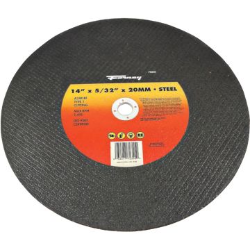 Forney Type 1 14 In. x 5/32 In. x 20 mm Steel Cut-Off Wheel