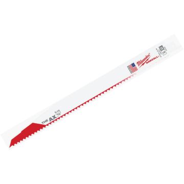 Milwaukee SAWZALL The AX 12 In. 5 TPI Wood w/Nails Demolition Reciprocating Saw Blade (Bulk)