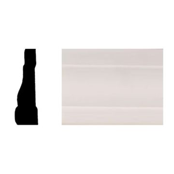 9/16" x 2-1/4" x 84" Primed Finger-Joint Pine Casing Leg Moulding Builder's Choice LWM #356