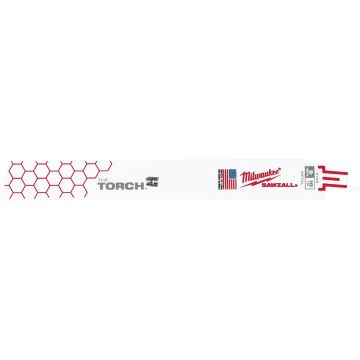 Milwaukee SAWZALL The TORCH 9 In. 18 TPI Metal Demolition Reciprocating Saw Blade (25-Pack)