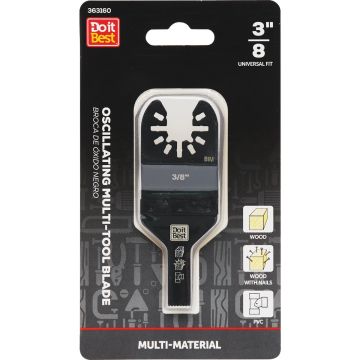Do it Best 3/8 In. High Carbon Steel Multi-Material Oscillating Multi-Tool Blade