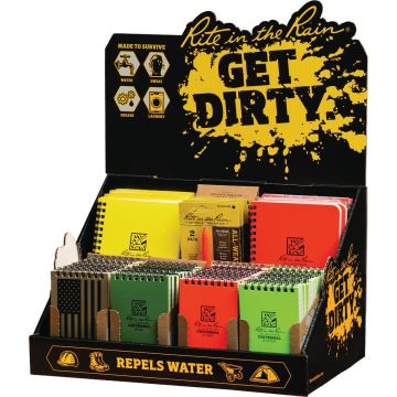 Rite in the Rain Notebook & Pen Assortment Counter Display