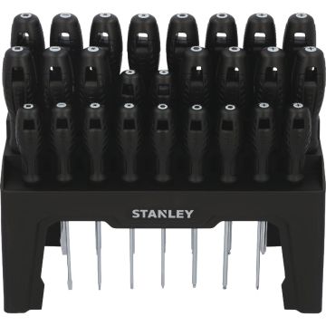 Stanley Screwdriver Set in Stand (26-Piece)