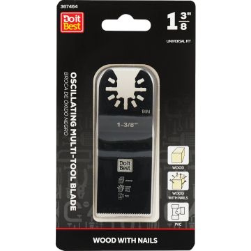 Do it Best 1-3/8 In. High Carbon Steel Wood with Nails Oscillating Multi-Tool Blade