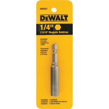 DEWALT 1/4 In. x 2-9/16 In. Magnetic Nutdriver Bit