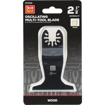 Do it Best 2-1/2 In. High Carbon Steel Wood Cutting Oscillating Multi-Tool Blade