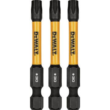 DEWALT FlexTorq 2 In. T30 TORX Impact Screwdriver Bit (3-Pack)