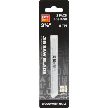 Do it Best T-Shank 3-5/8 In. 8 TPI Nail-Embedded Wood Jigsaw Blade (2-Pack)