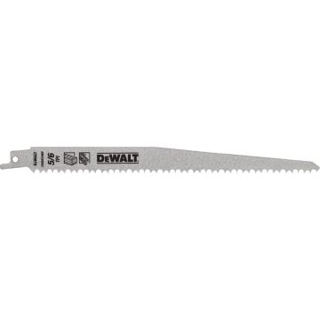 DEWALT 9 In. 6 TPI Bi-Metal Pruning Reciprocating Saw Blade (5-Pack)