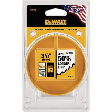 DEWALT 3-1/2 In. Bi-Metal Hole Saw