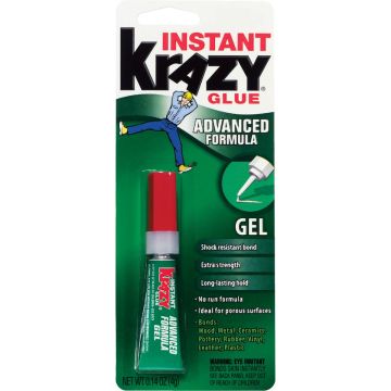 Krazy Glue 0.14 Oz. Maximum Bond Super Glue Gel