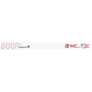 Milwaukee SAWZALL The TORCH 12 In. 18 TPI Metal Demolition Reciprocating Saw Blade (Bulk)