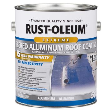 .9 Gal  Rust 15yr Ext Fib Alum