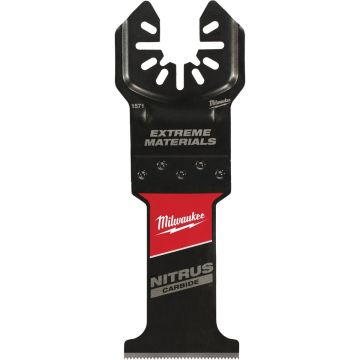 Milwaukee NITRUS CARBIDE 1-3/8 In. Extreme Materials Universal Fit OPEN-LOK Oscillating Blade (5-Pack)