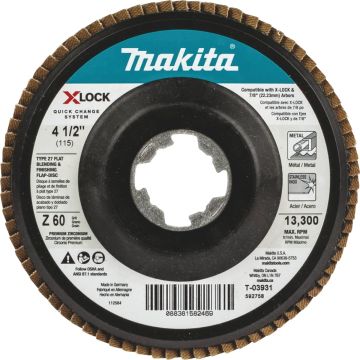 X-lock 4?1/2" Type 27 Flat Fla